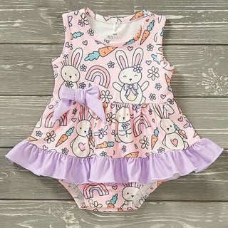 Carrot Patch Cutie - Girl Romper