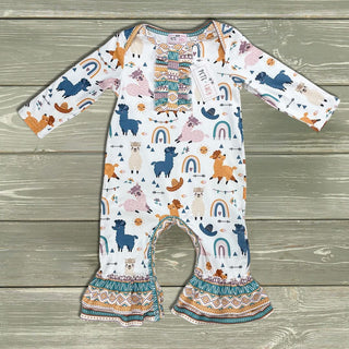 Llama Party - Romper