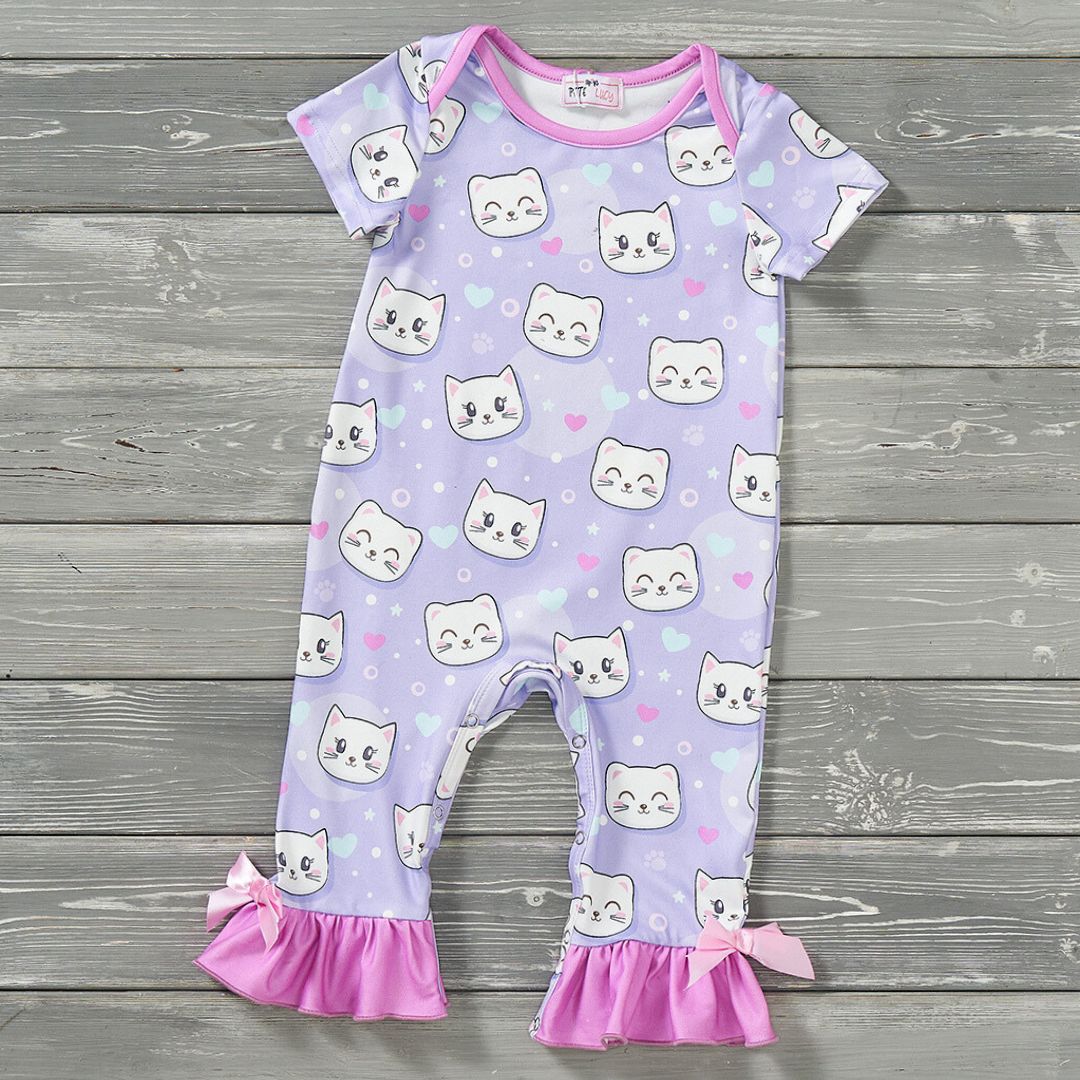 Cat&#39;s Meow-Girl Romper