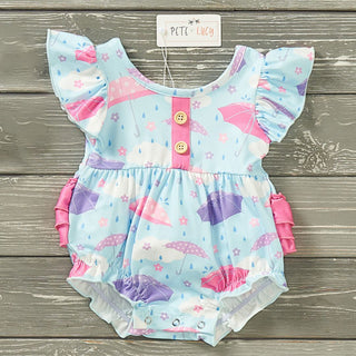 Rainy Days - Girl Romper