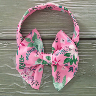 Raspberry Petals - Bow Headband