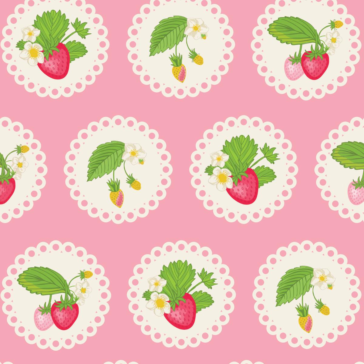 Simply Strawberry - Minky Blanket