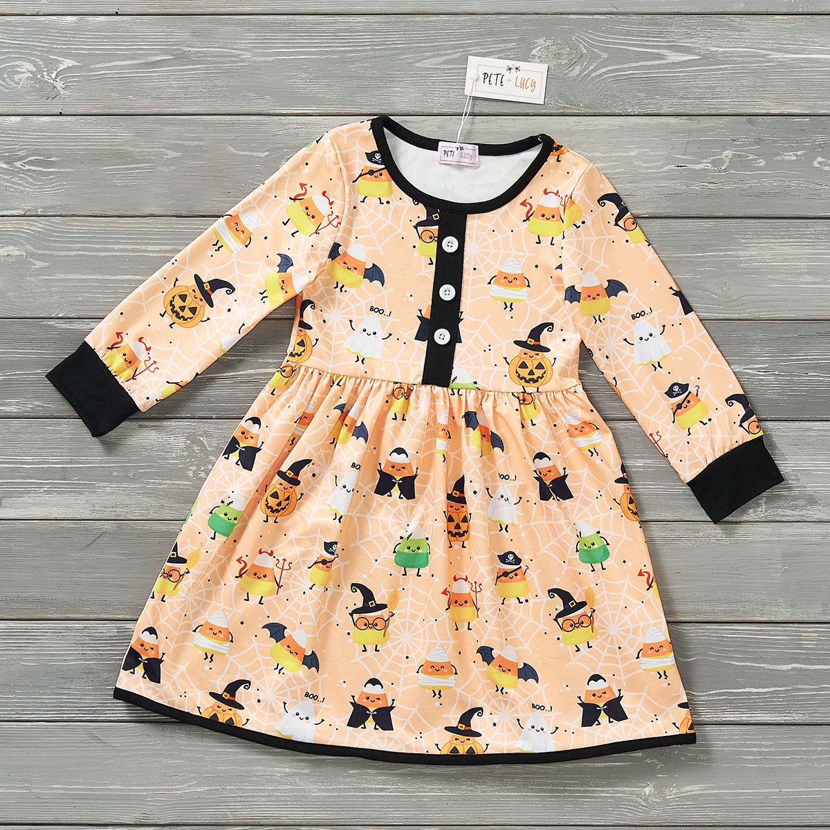 Candy Corn Costumes - Dress (long sleeves)