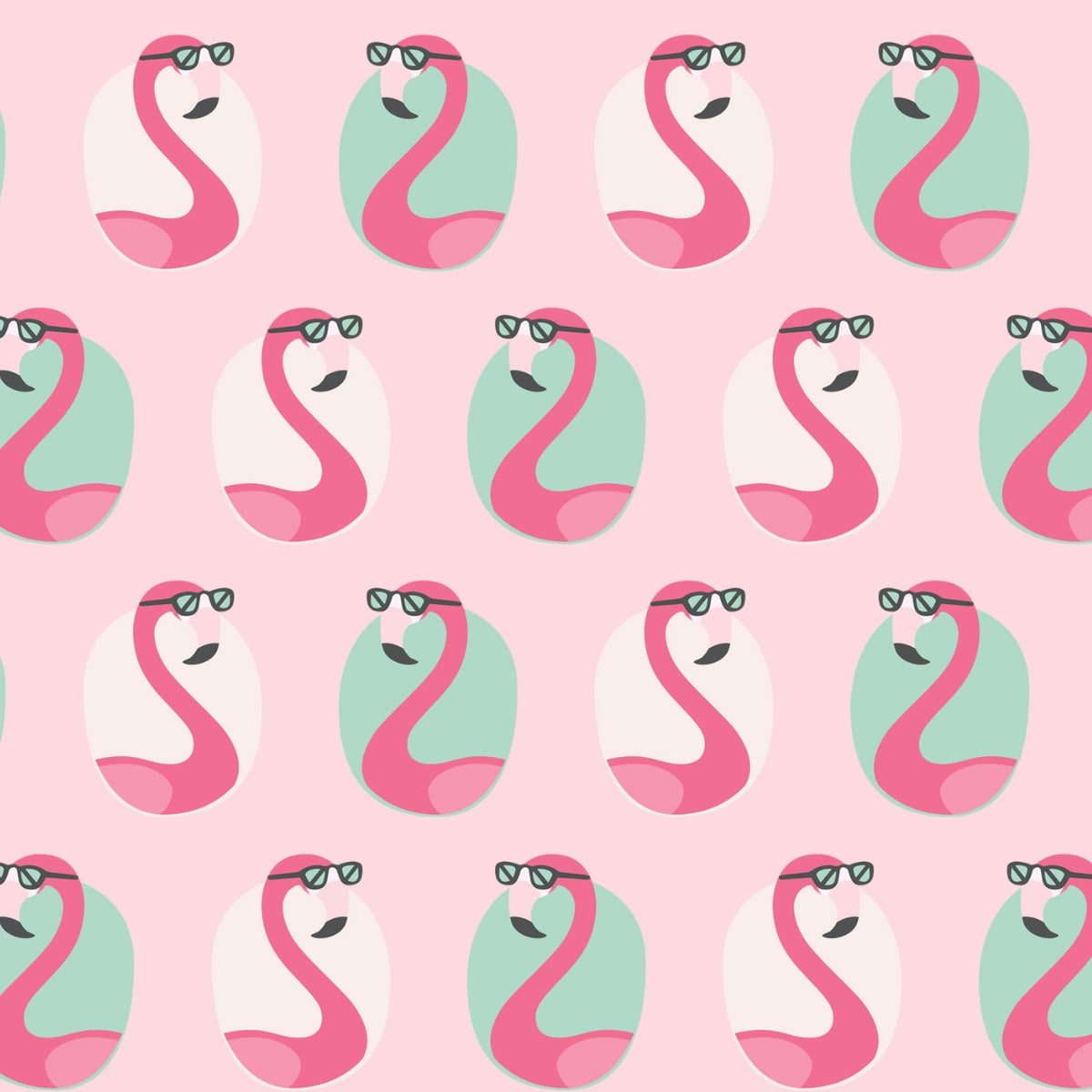 Cool Flamingo - Minky Blanket