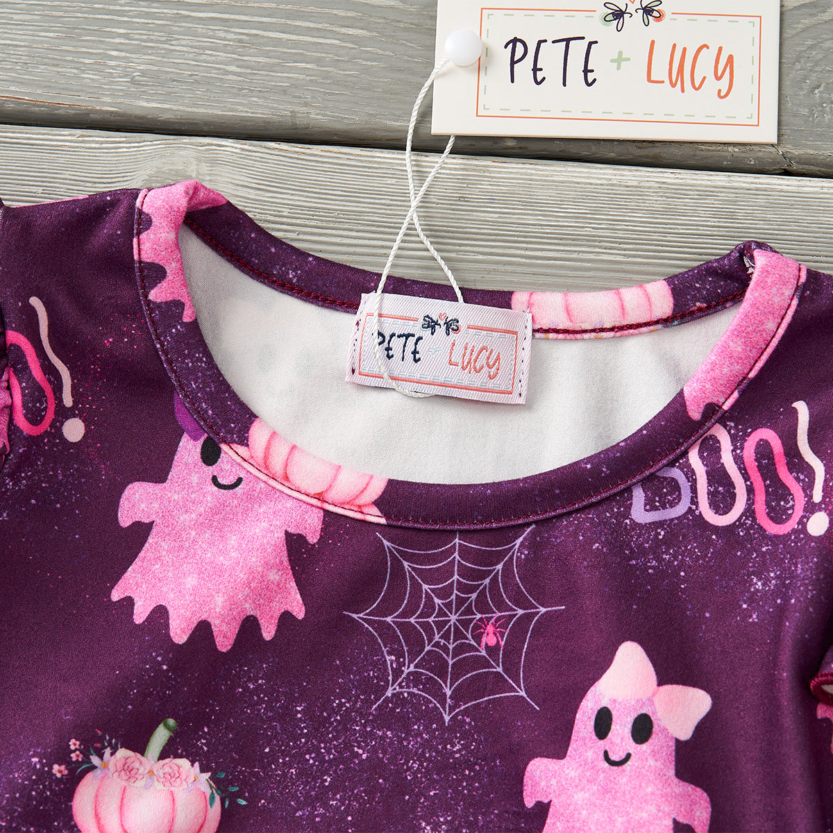 Glitter Ghosts - Girl Infant Romper