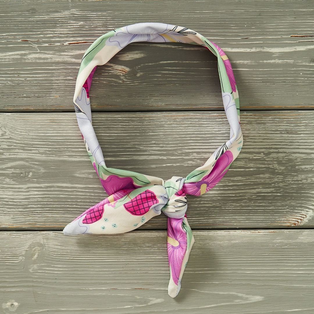 Hibiscus in the Breeze - Tie Headband