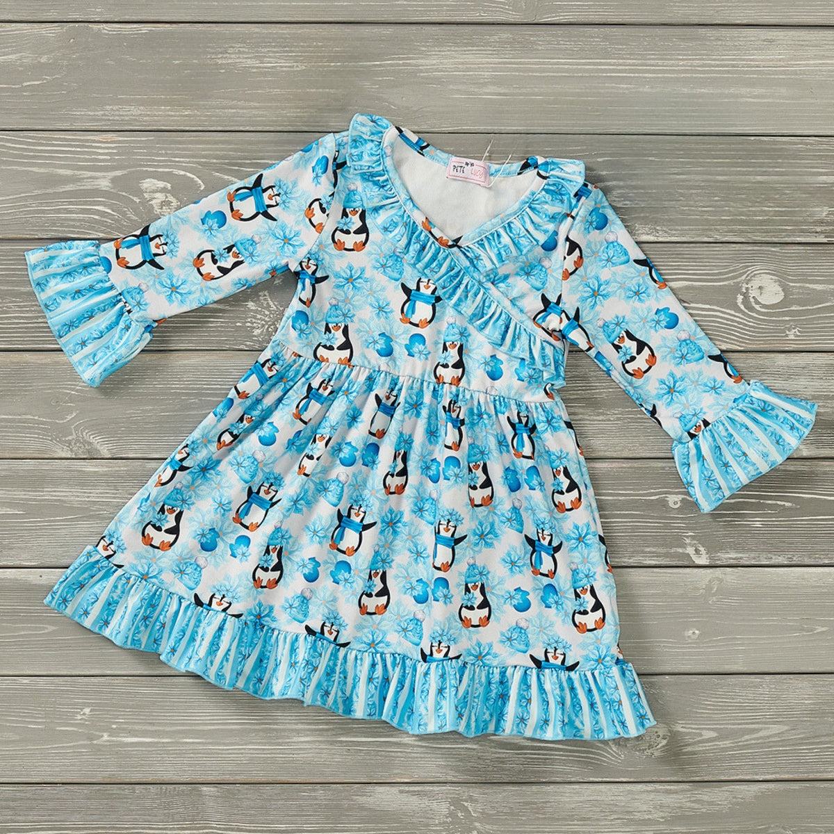 Playful Penguin - Girl Dress