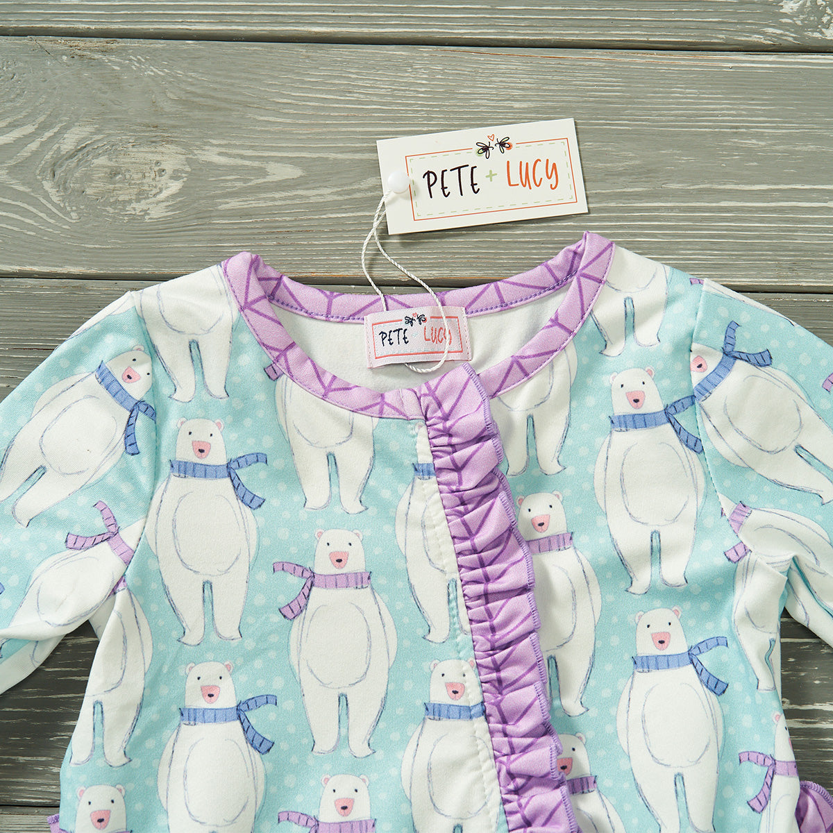 Polar Paws - Zip-Up Infant Romper