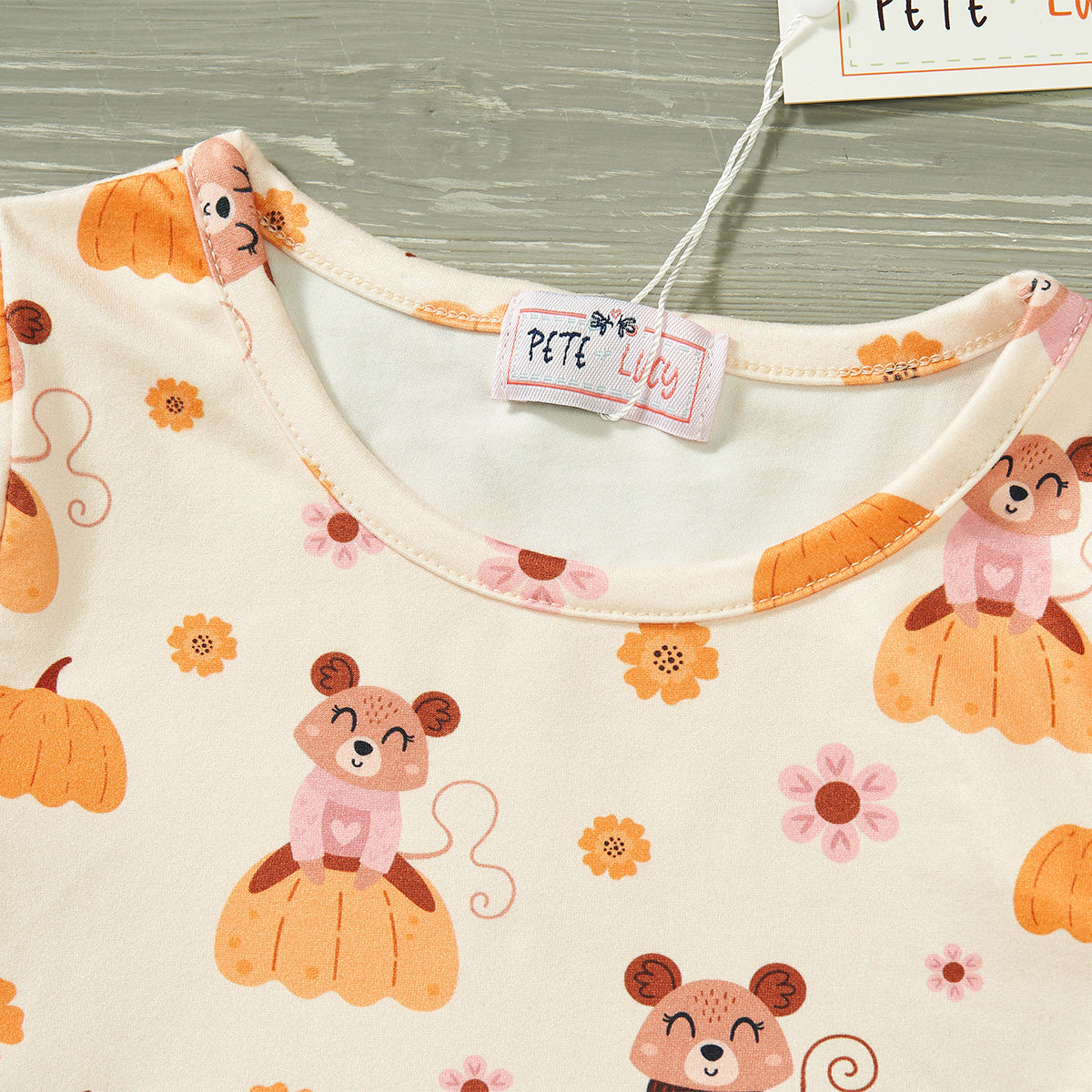 Pumpkin Patch Pals - Girl Dress