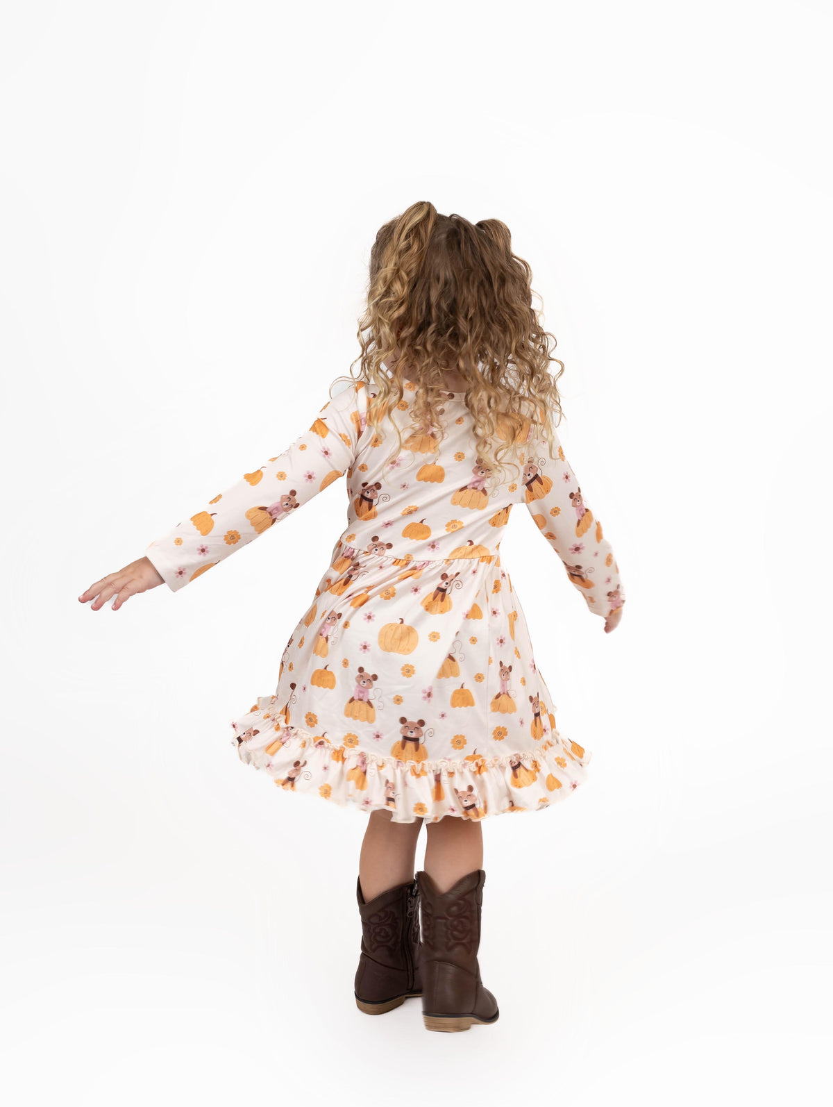 Pumpkin Patch Pals - Girl Dress