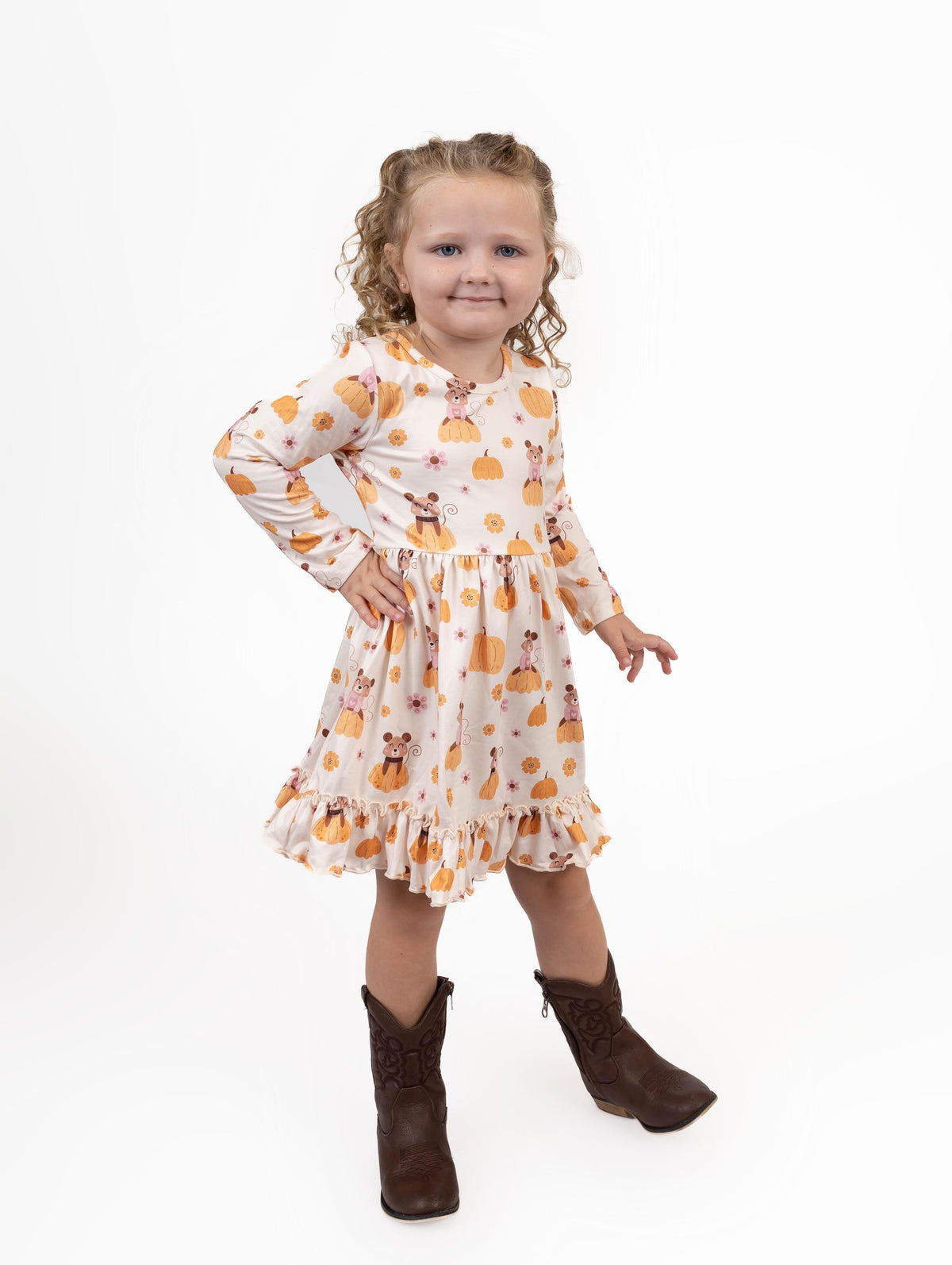 Pumpkin Patch Pals - Girl Dress