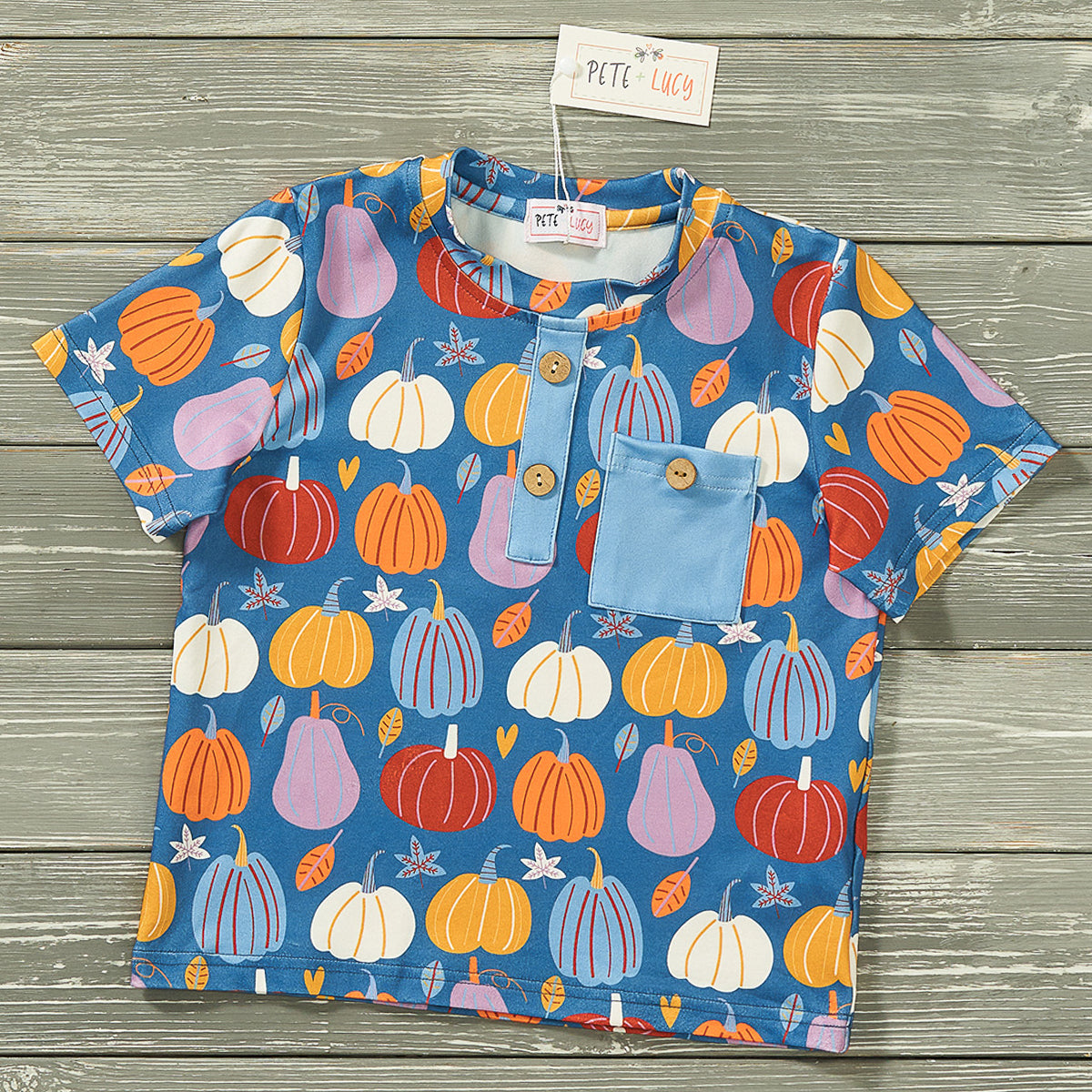 Pumpkin Spice Pals - Boy Top (short sleeve)
