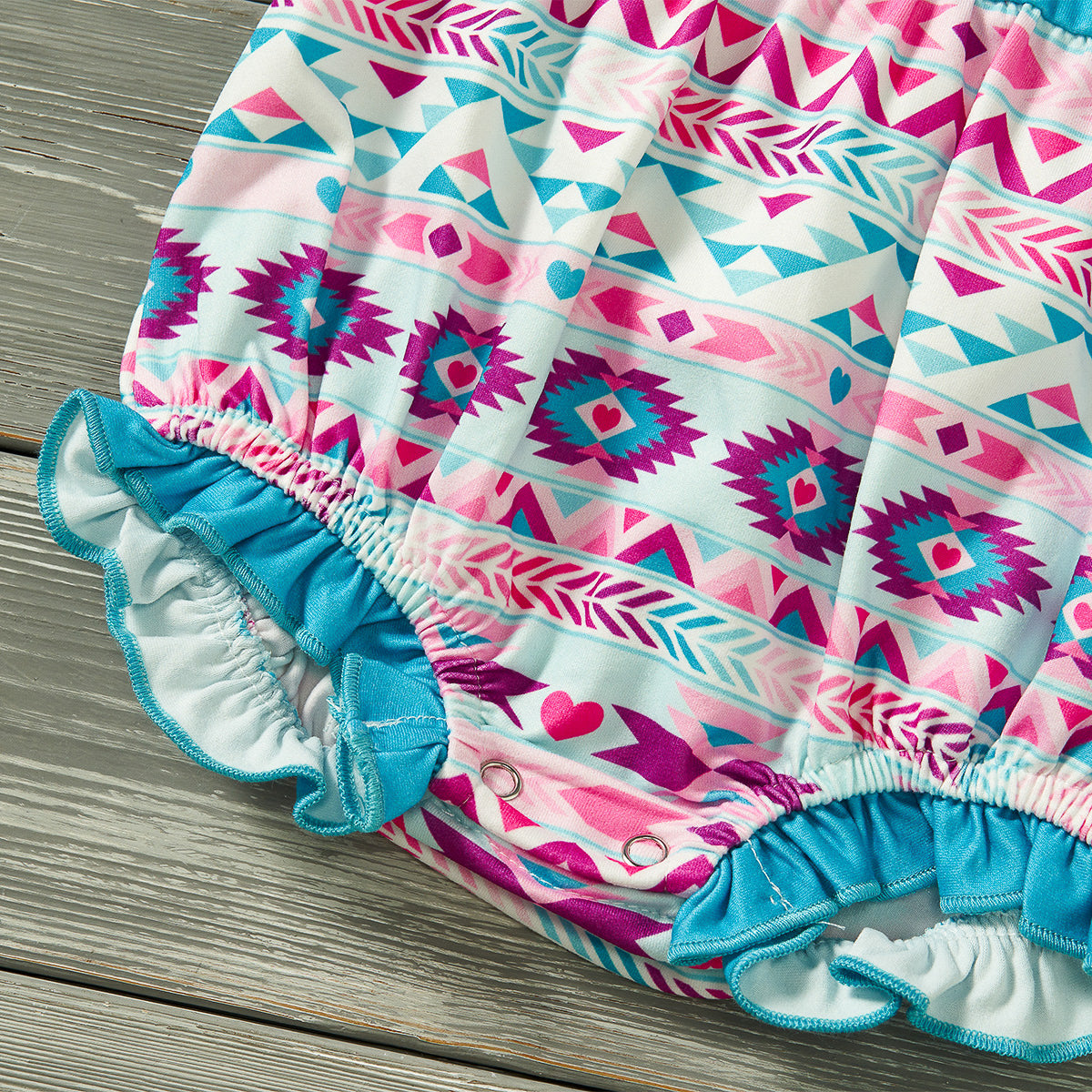 Summer Aztec - Girl Infant Romper