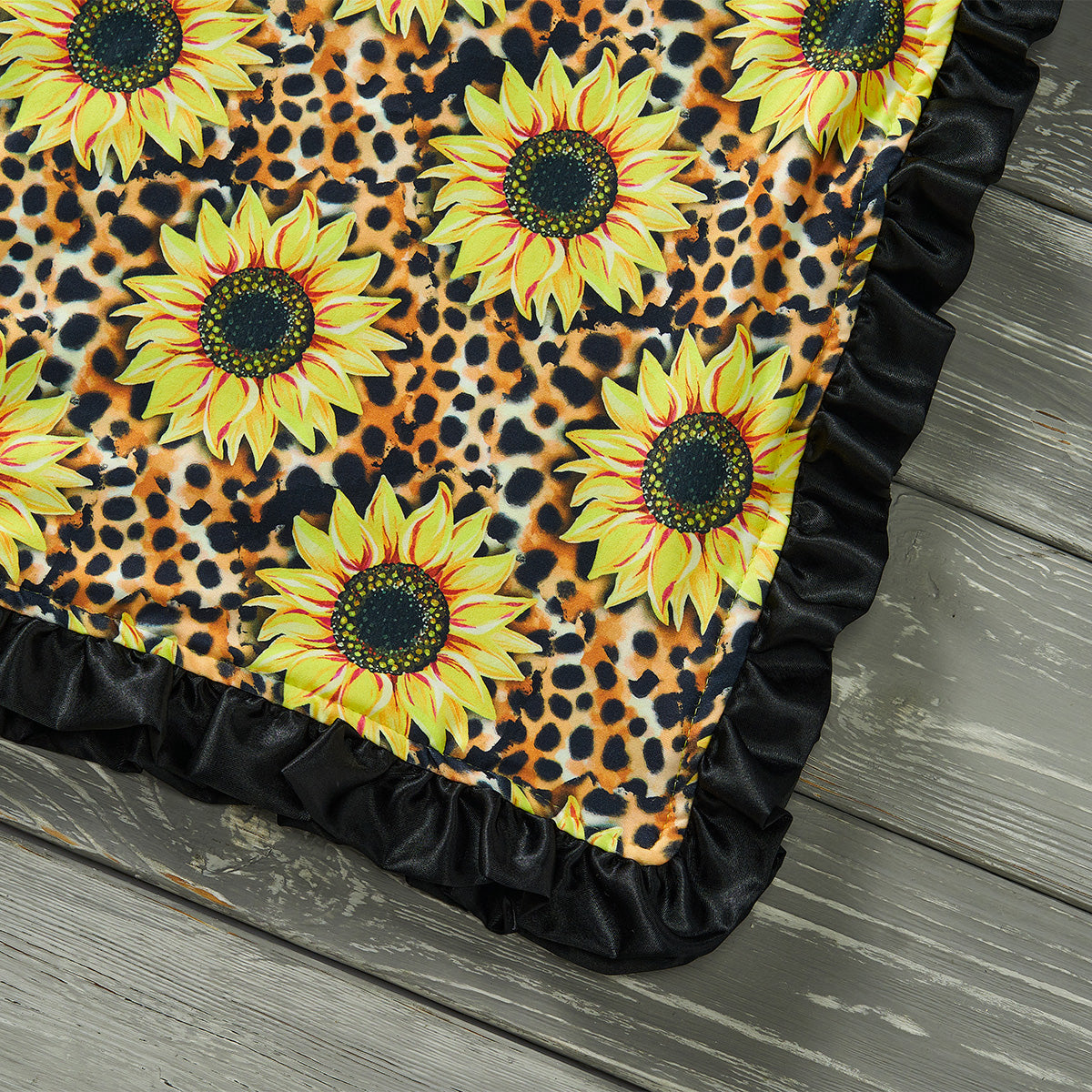 Sunflower Safari - Minky Blanket