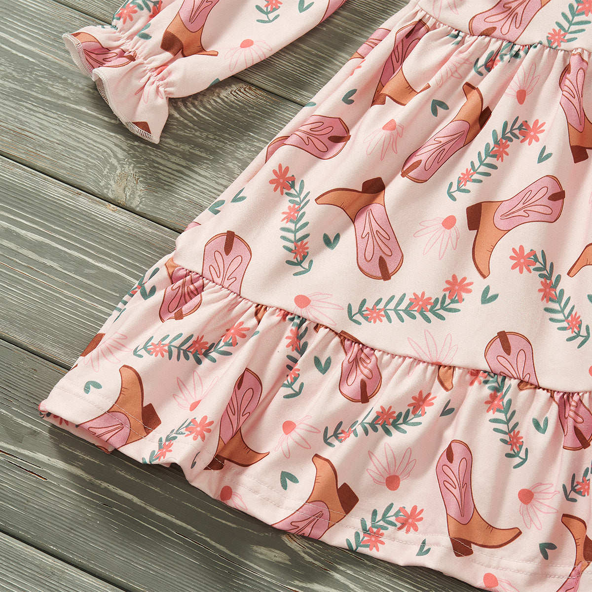 Sweet Boots - Girl Dress