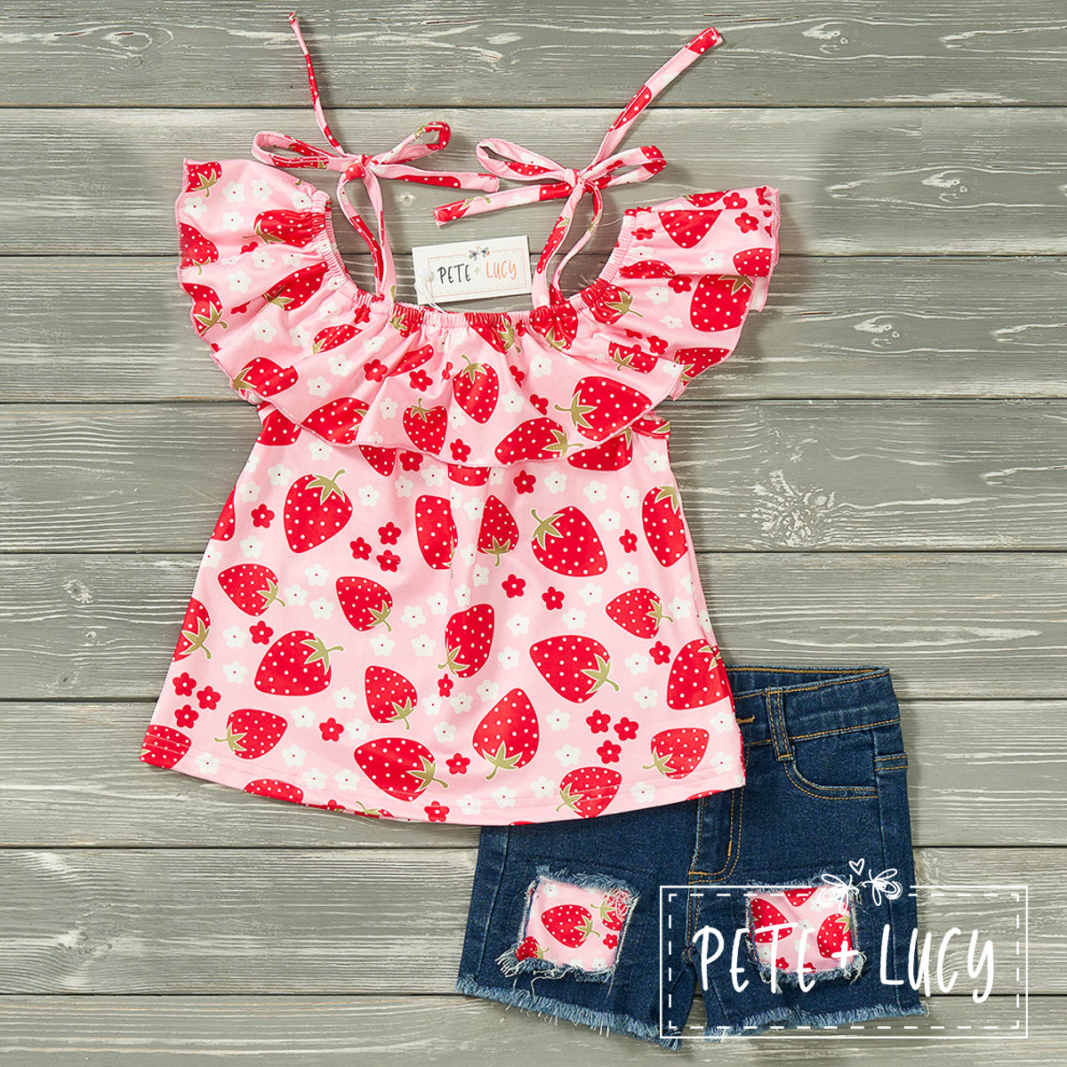 Sweet One: Denim Set