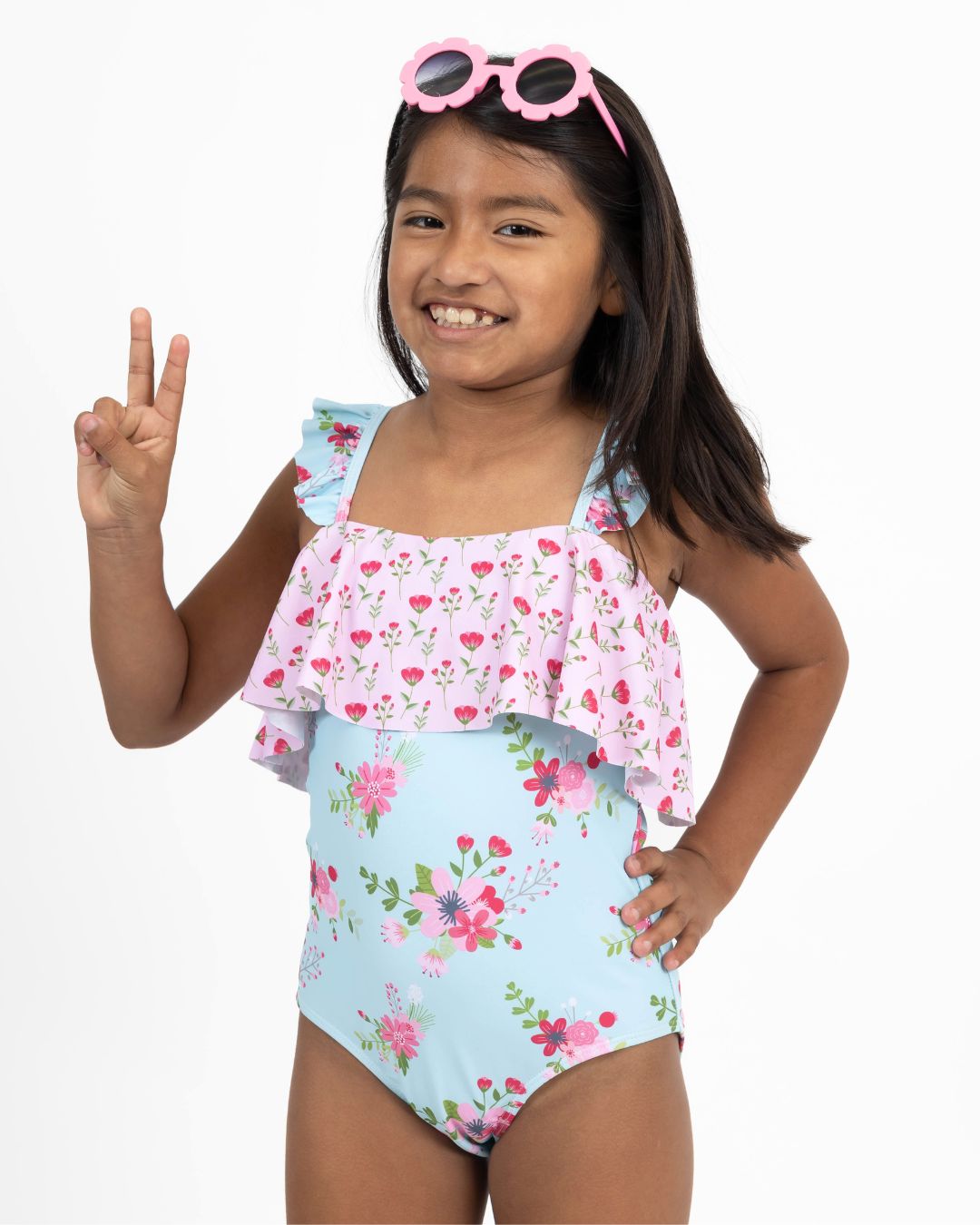 SWIM: Vintage Floral- One Piece