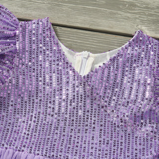 Tulle Sequin - Purple Dress