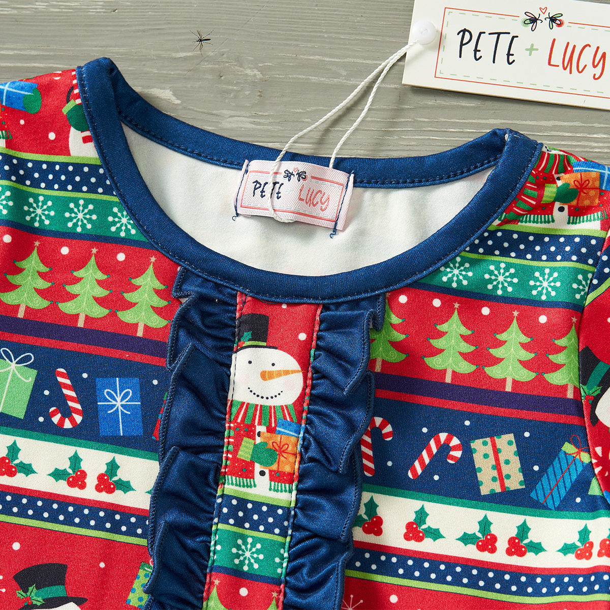Festive Frosty Dress Pete + Lucy Wholesale