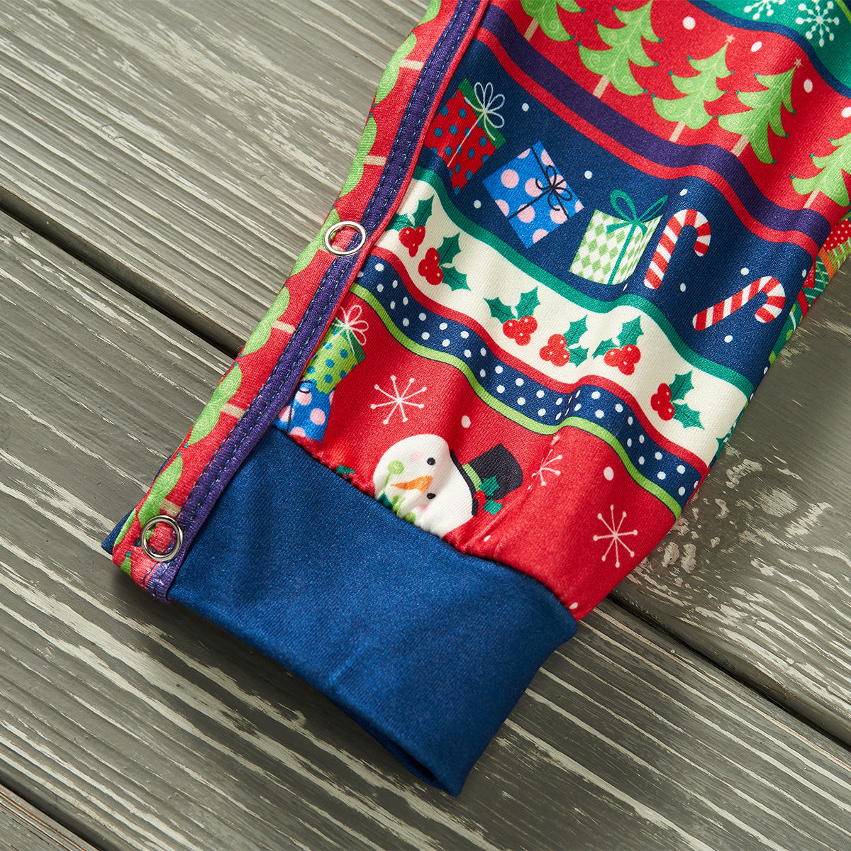 Festive Frosty Infant Romper Pete + Lucy Wholesale