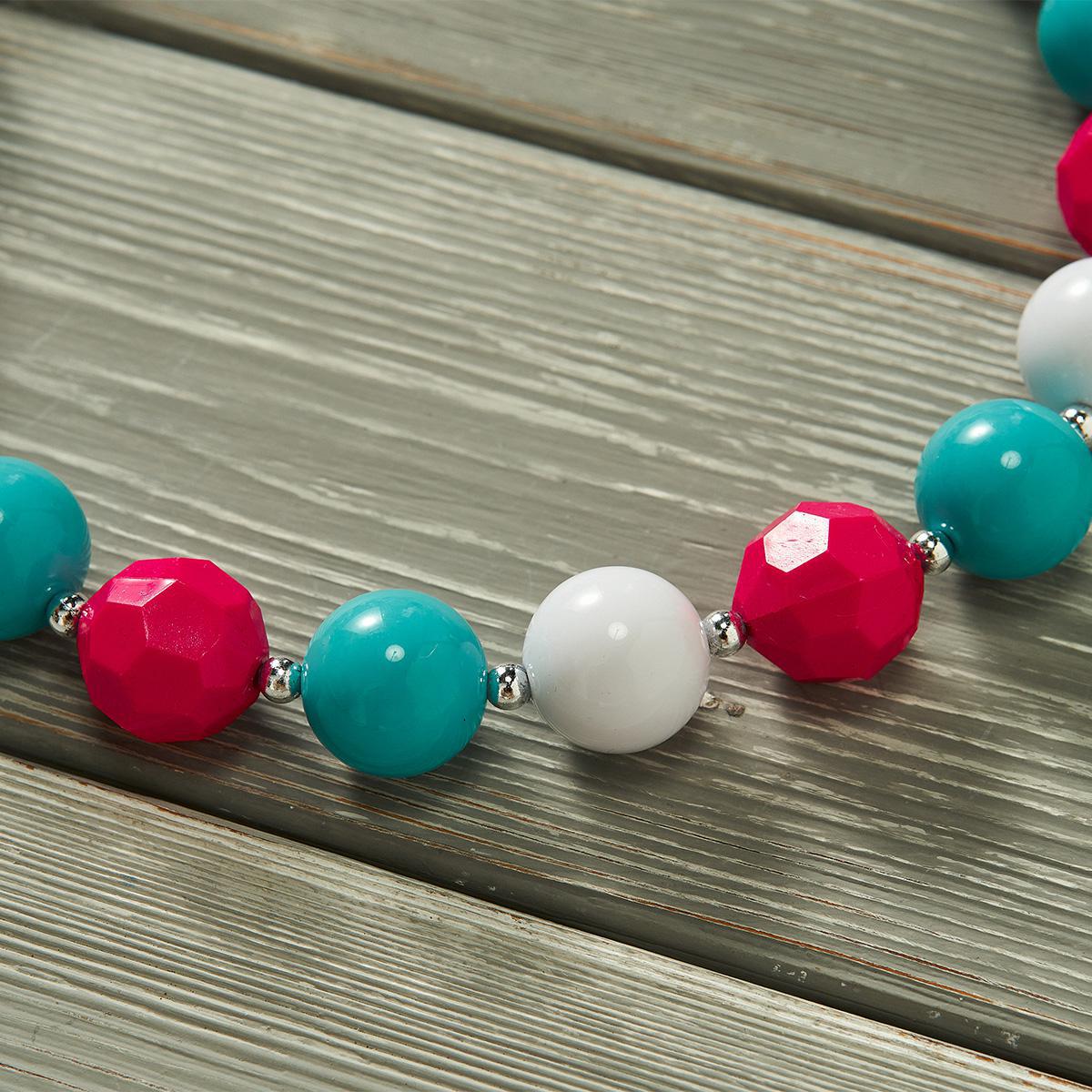 Simply Stripe - Bubble Gum Necklace