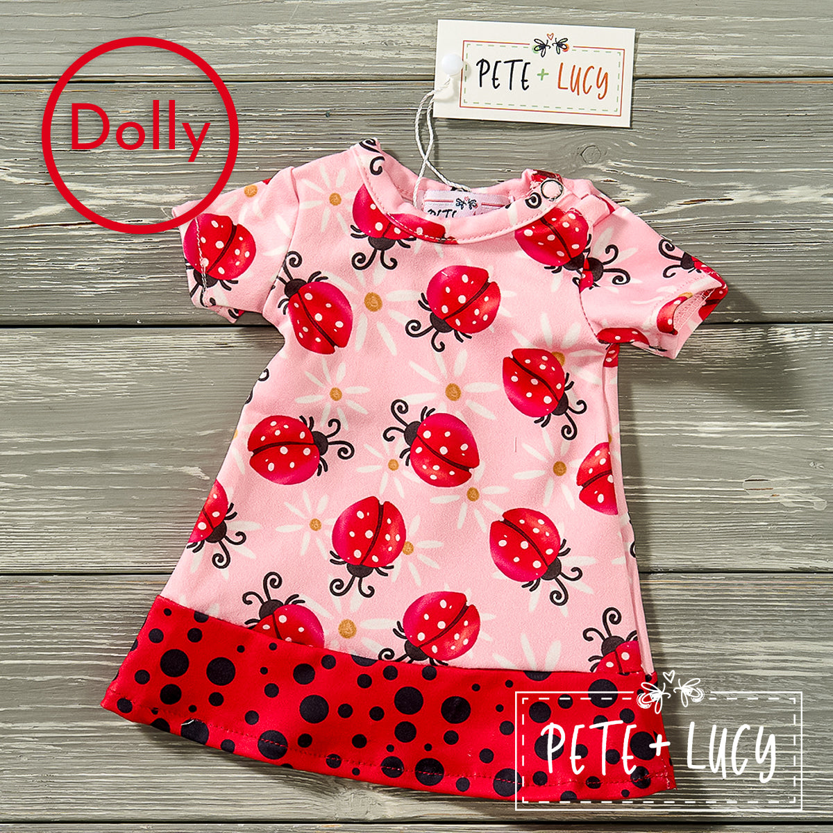 Apr 24th WW: Ladybug + Daisy - Dolly Dress