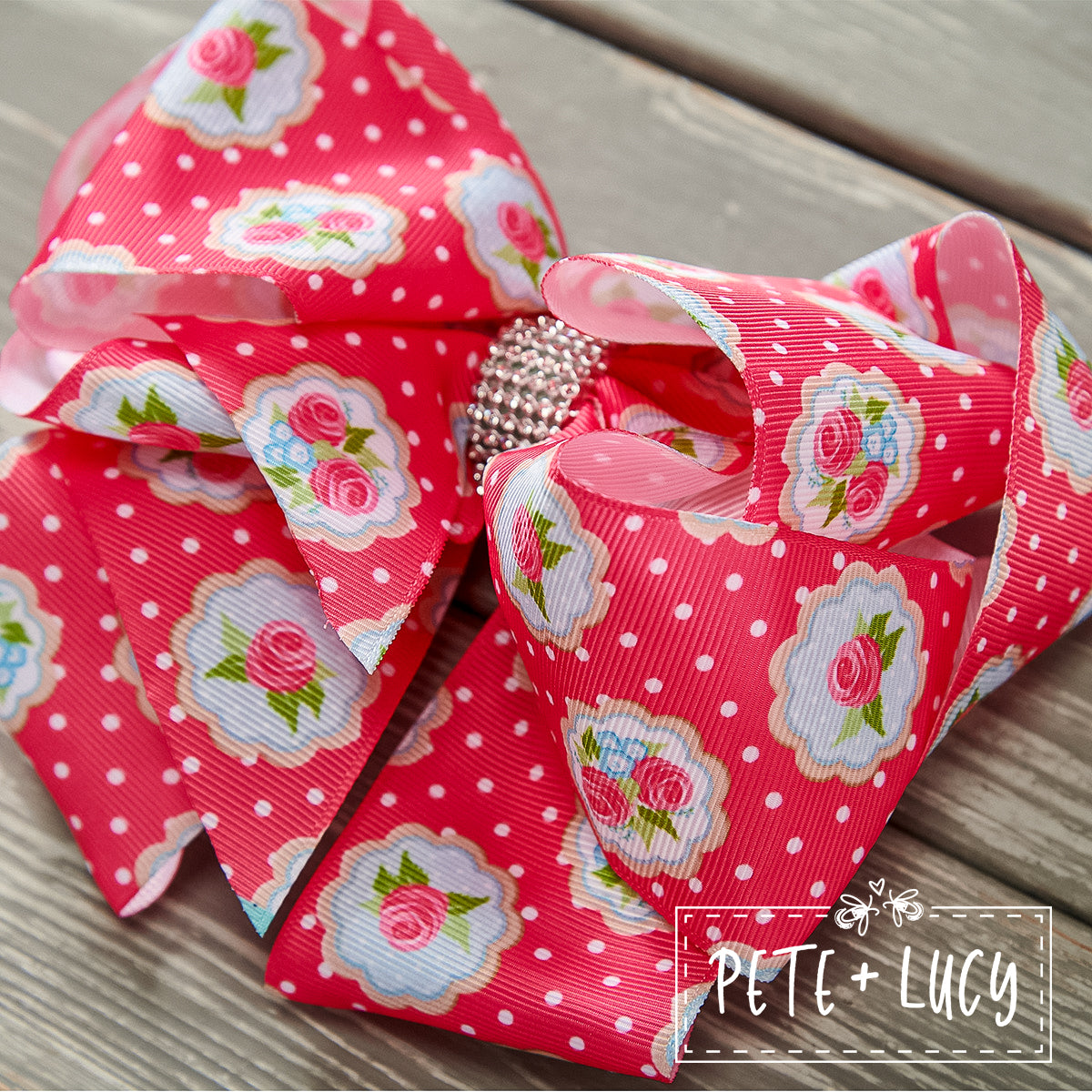 April 3rd WW: Shabby Roses - Deluxe Bow