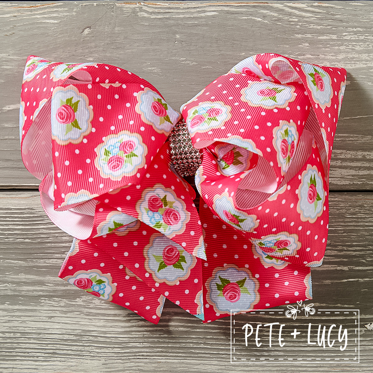 April 3rd WW: Shabby Roses - Deluxe Bow