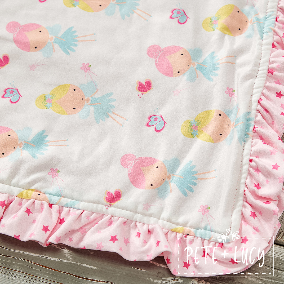 March 27th WW: Garden Fairy - Minky Blanket