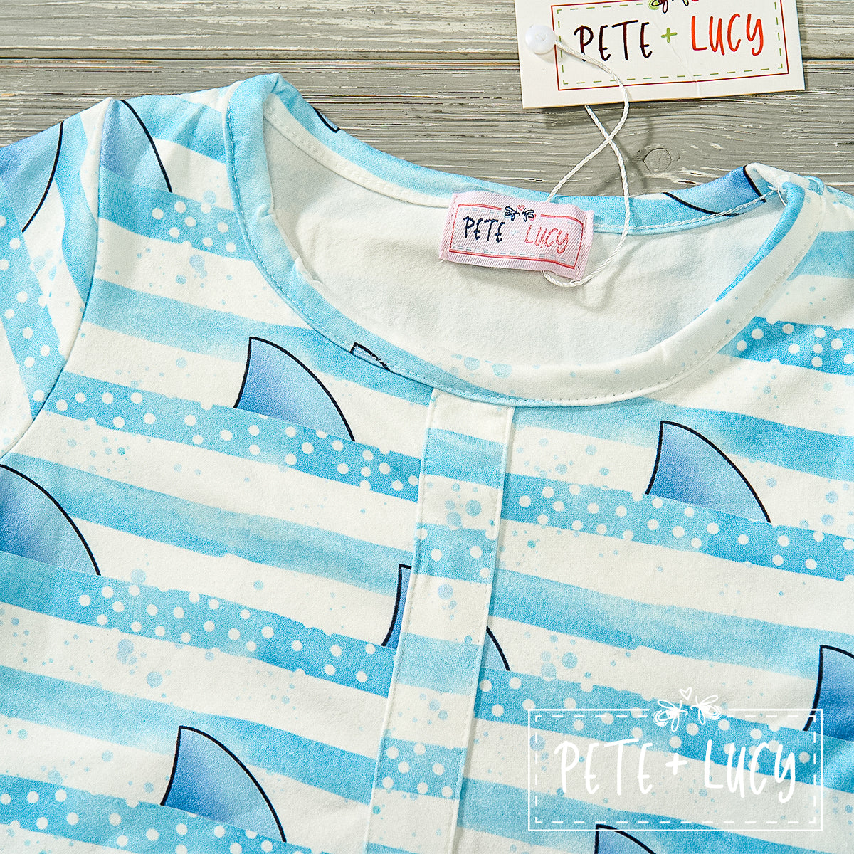 March 27th WW: Sharp as a Shark - Boy Infant Romper