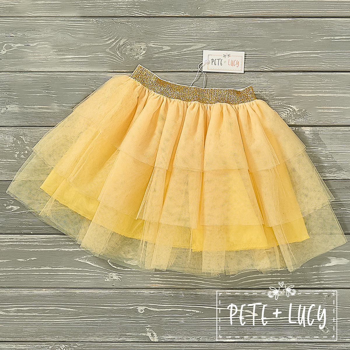 Tu tu Good: Yellow Tulle Skirt